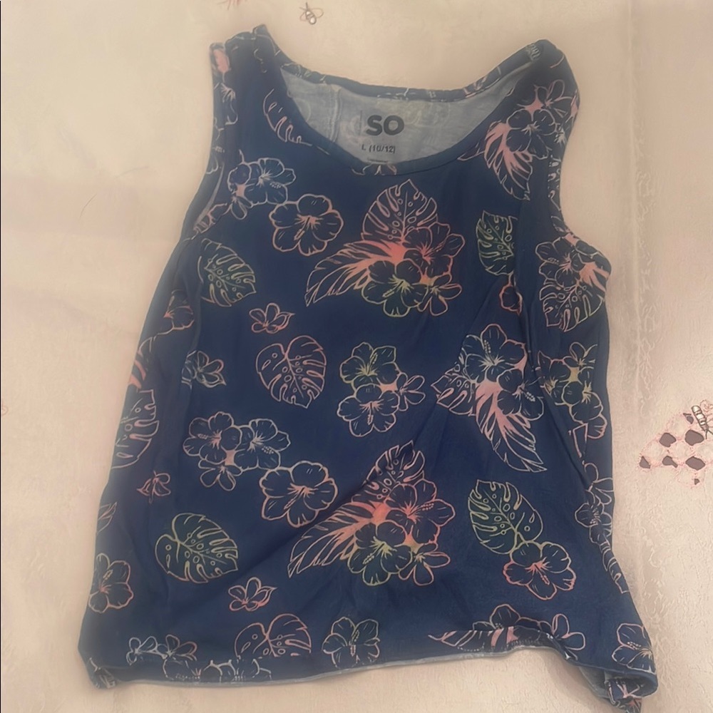 Floral Print Tank Top